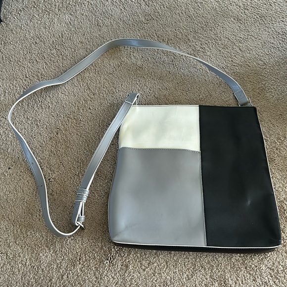 Vera Bradley Handbags - SOLD- Leather Vera Bradley Color Block Large Hipster